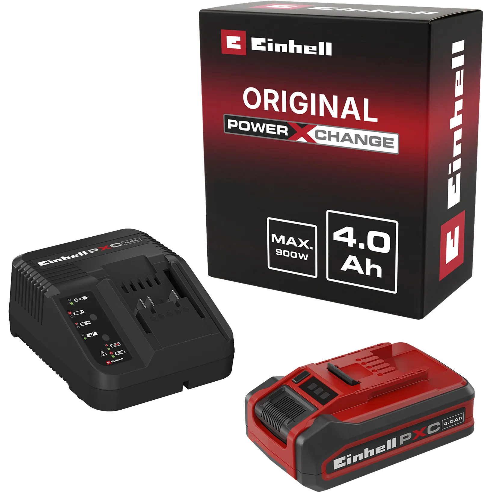 PLUS Power-X-Change Starter-Kit, 18Volt 4Ah, set - immagine 1