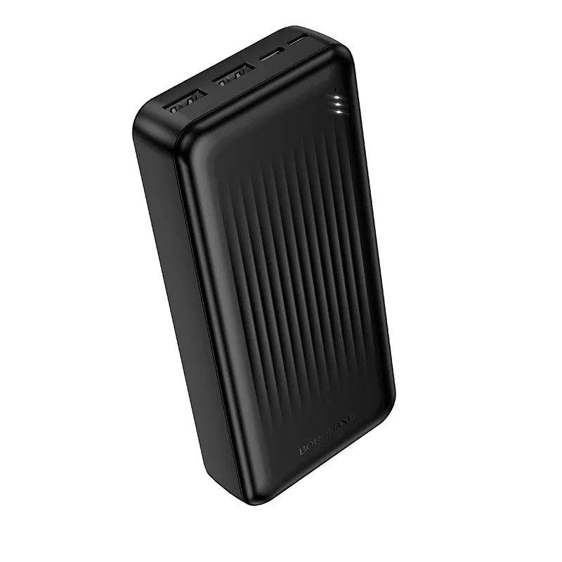Batteria Esterna Borofone BJ78A Clever, 20000mAh, 10W, 2 x USB-A, Nera - immagine 1
