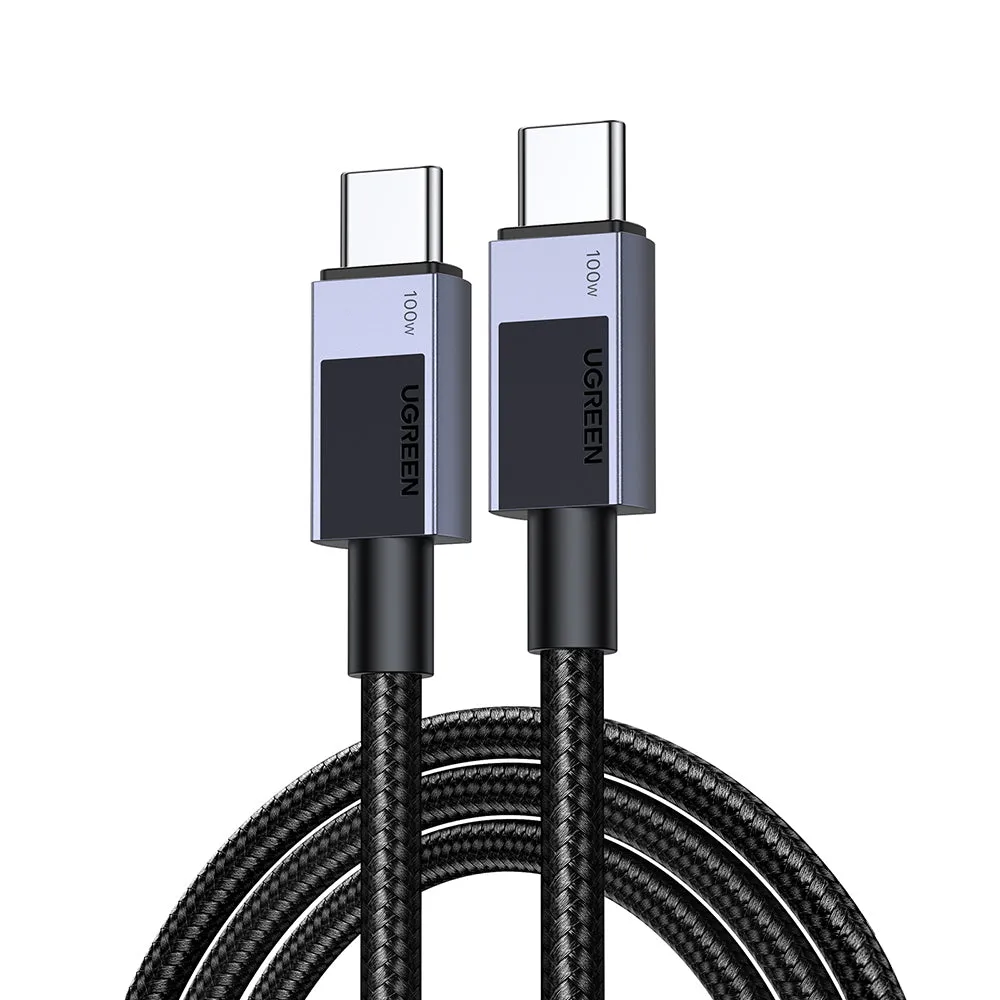 Cavo Dati e Ricarica USB-C - USB-C UGREEN L512, 100W, 1m, Grigio - immagine 1