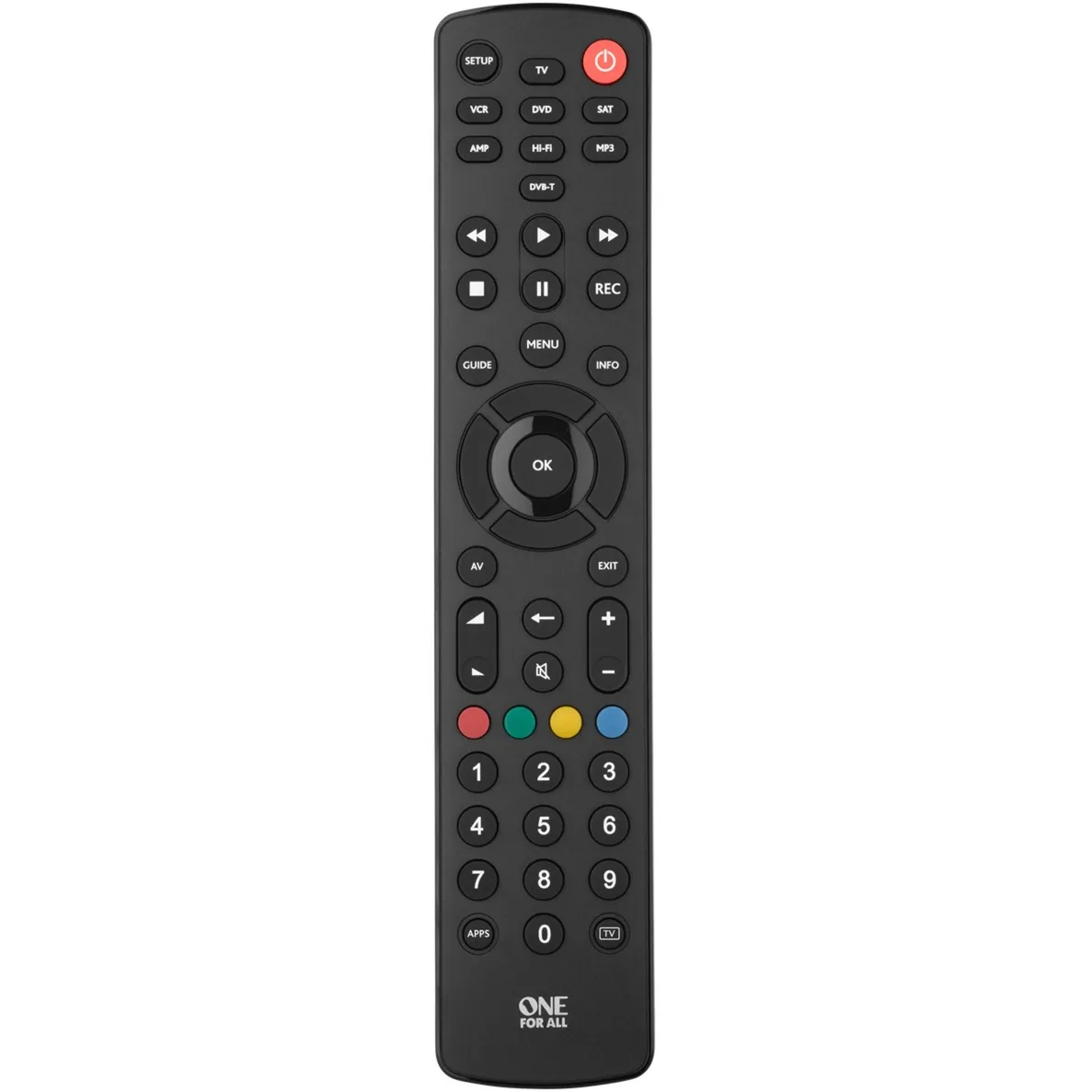Contour 8 telecomando Cavo, DTT, DVD/Blu-ray, Console da gioco, Sistema Home cinema, IPTV, SAT, TNT, TV, VCR Pulsanti - immagine 1