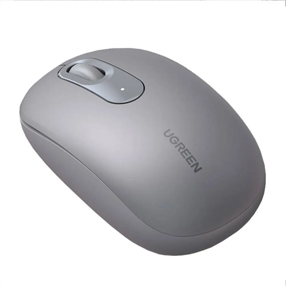 Mouse Wireless UGREEN MU105, 2400DPI, Grigio - immagine 1