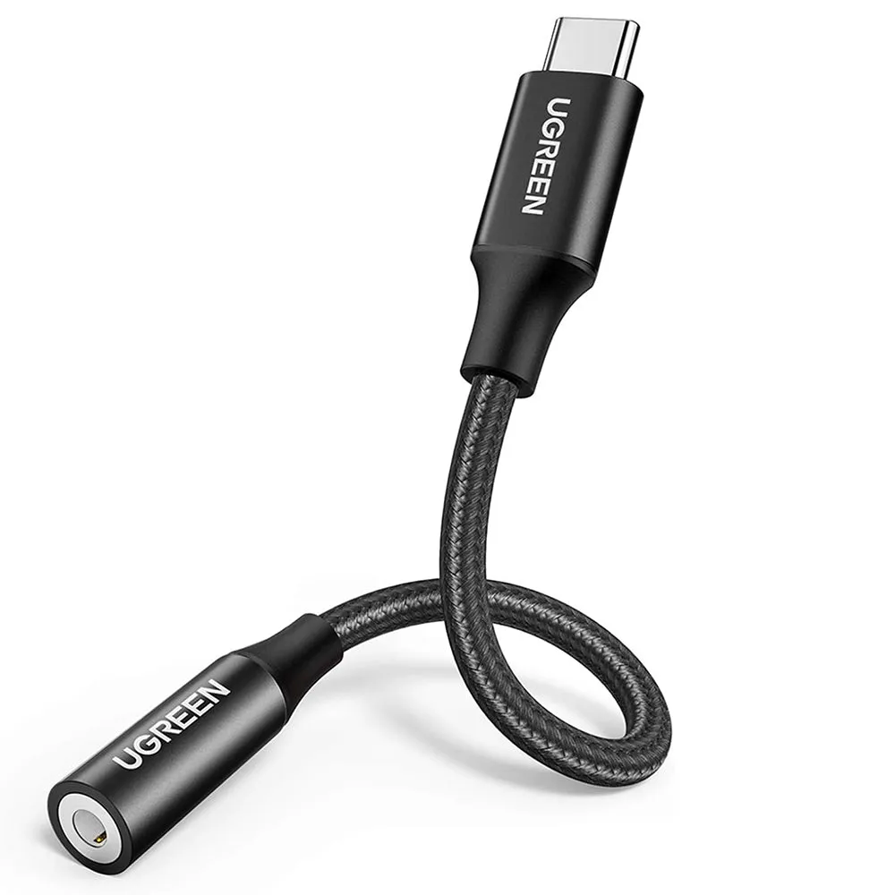 Adattatore Audio USB-C - 3.5mm UGREEN AV142, Nero - immagine 1