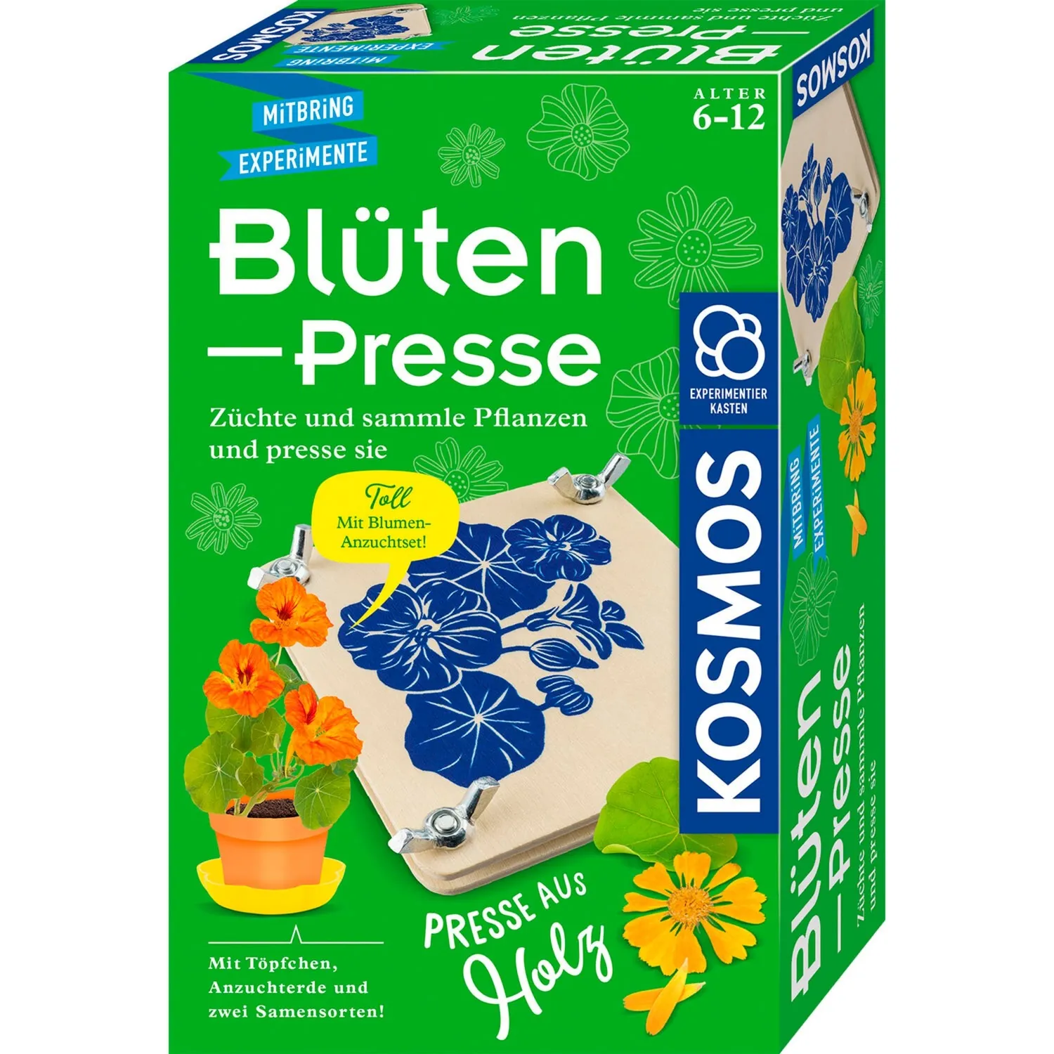 Pressa per fiori, Casella di esperimento - immagine 1