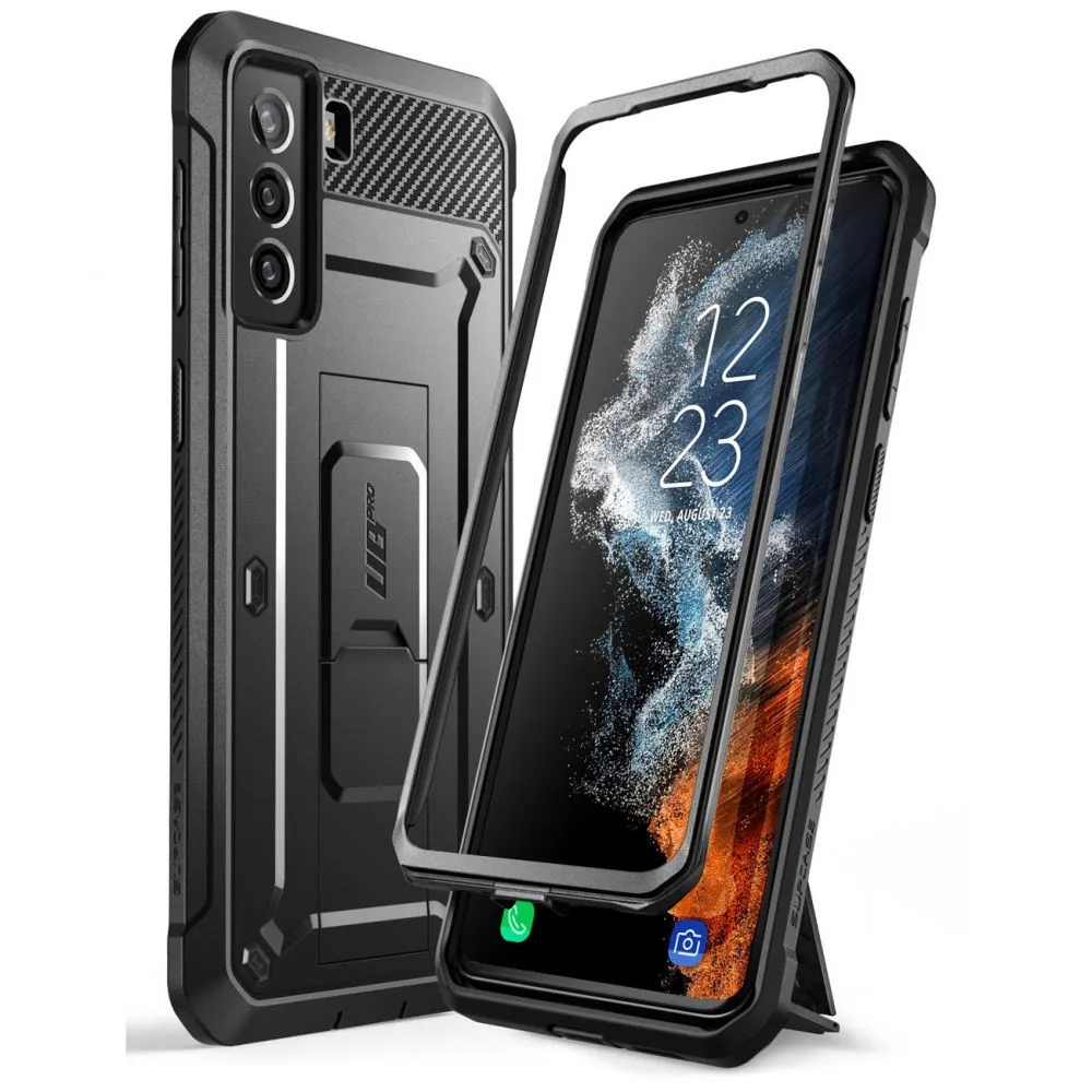 Custodia per Samsung Galaxy S22+ 5G S906, Supcase, Unicorn Beetle Pro, Nera - immagine 1