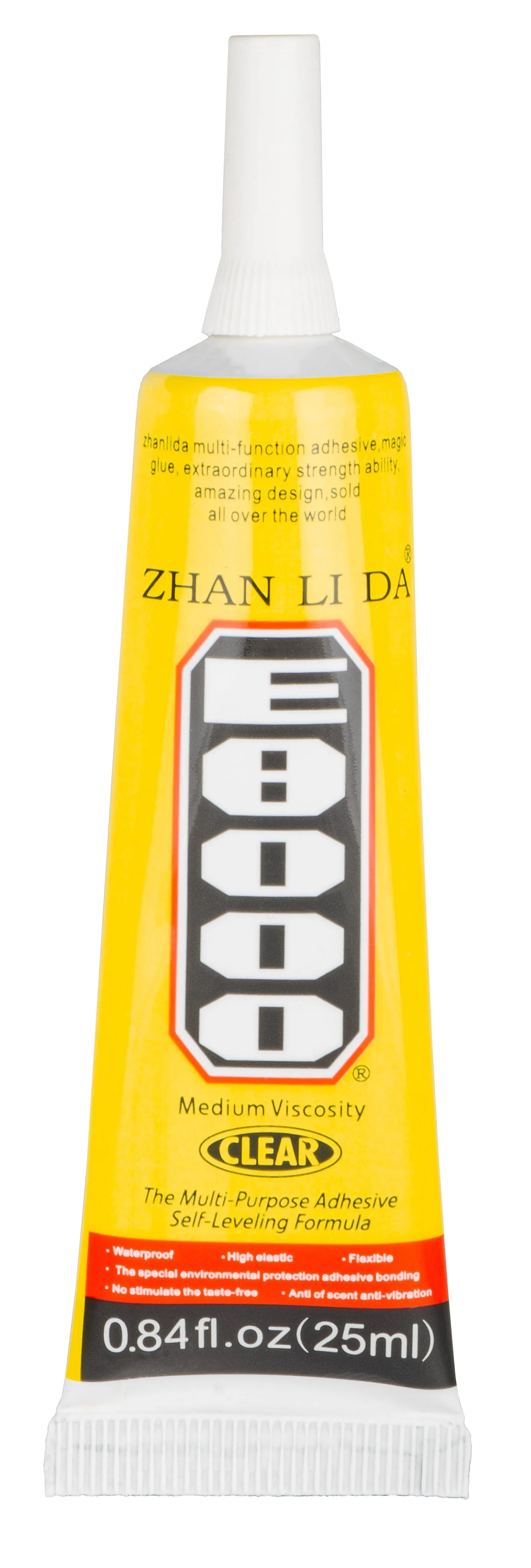 Colla Liquida Zhanlida E-8000, 25ml, Trasparente - immagine 1