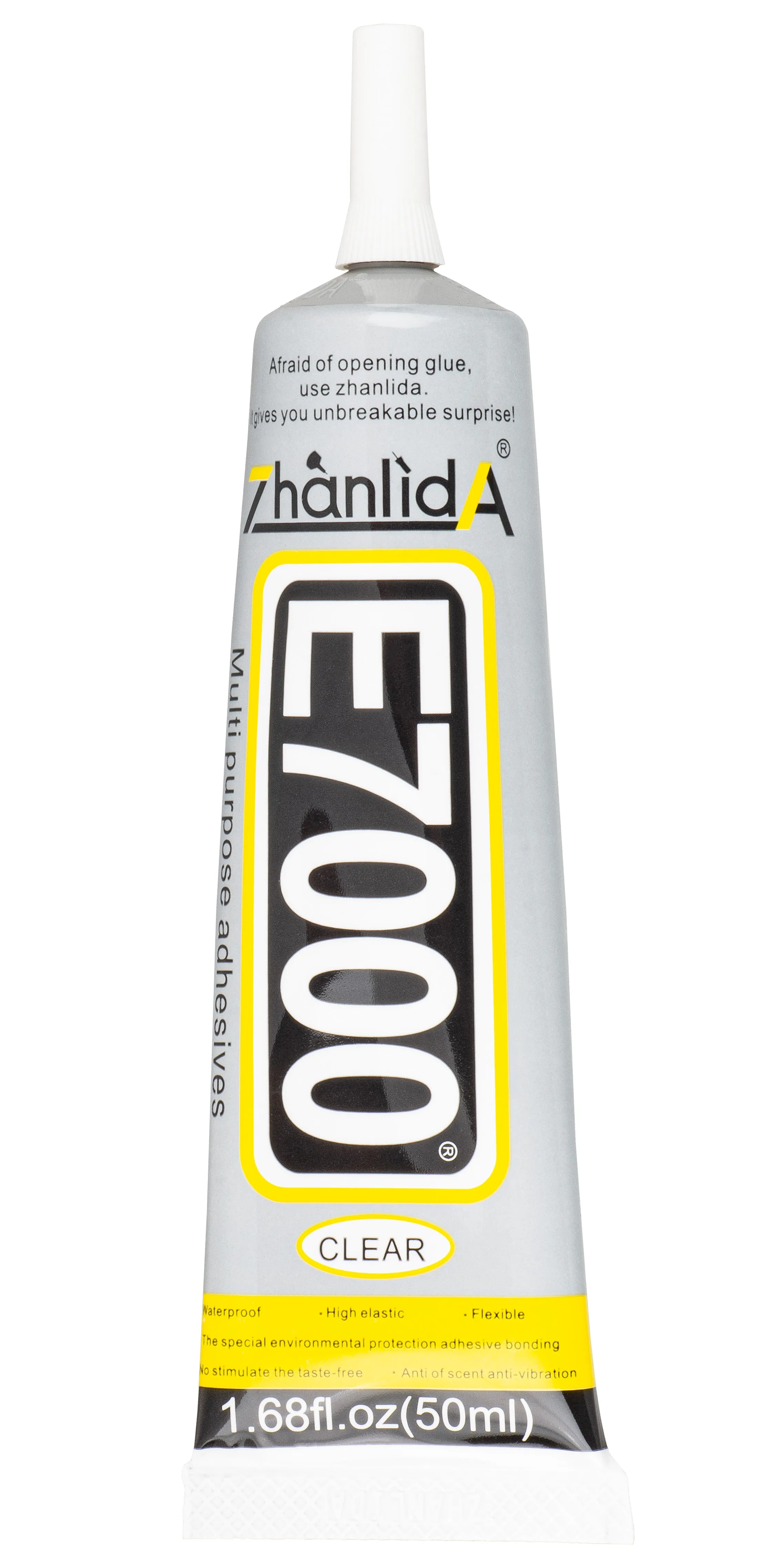 Colla Liquida Zhanlida E-7000, 50ml, Trasparente - immagine 1