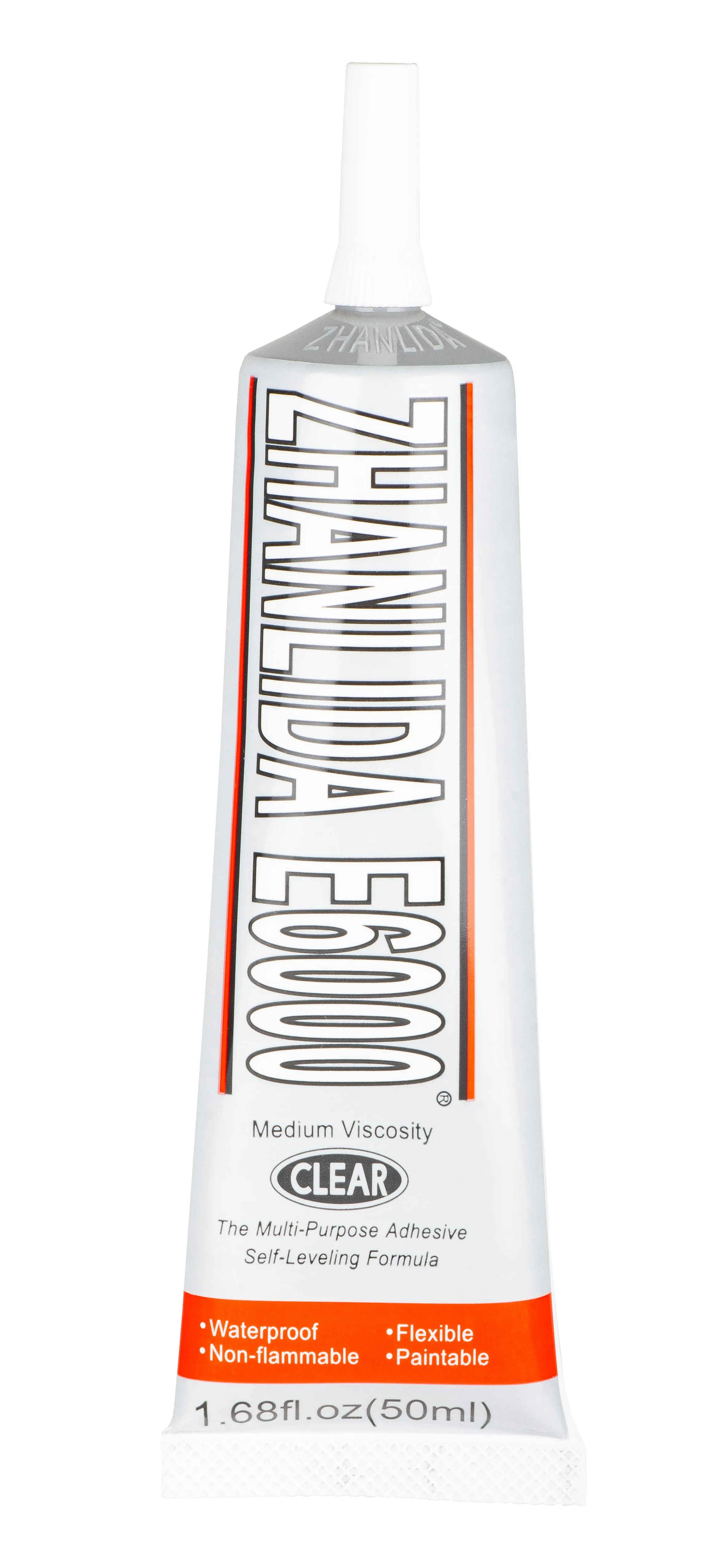 Colla Liquida Zhanlida E-6000, 50ml, Trasparente - immagine 1