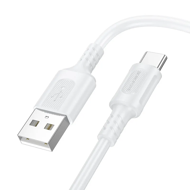 Cavo Dati e Ricarica USB-A - USB-C Borofone BX111 Feliz, 20W, 1m, Bianco - immagine 1