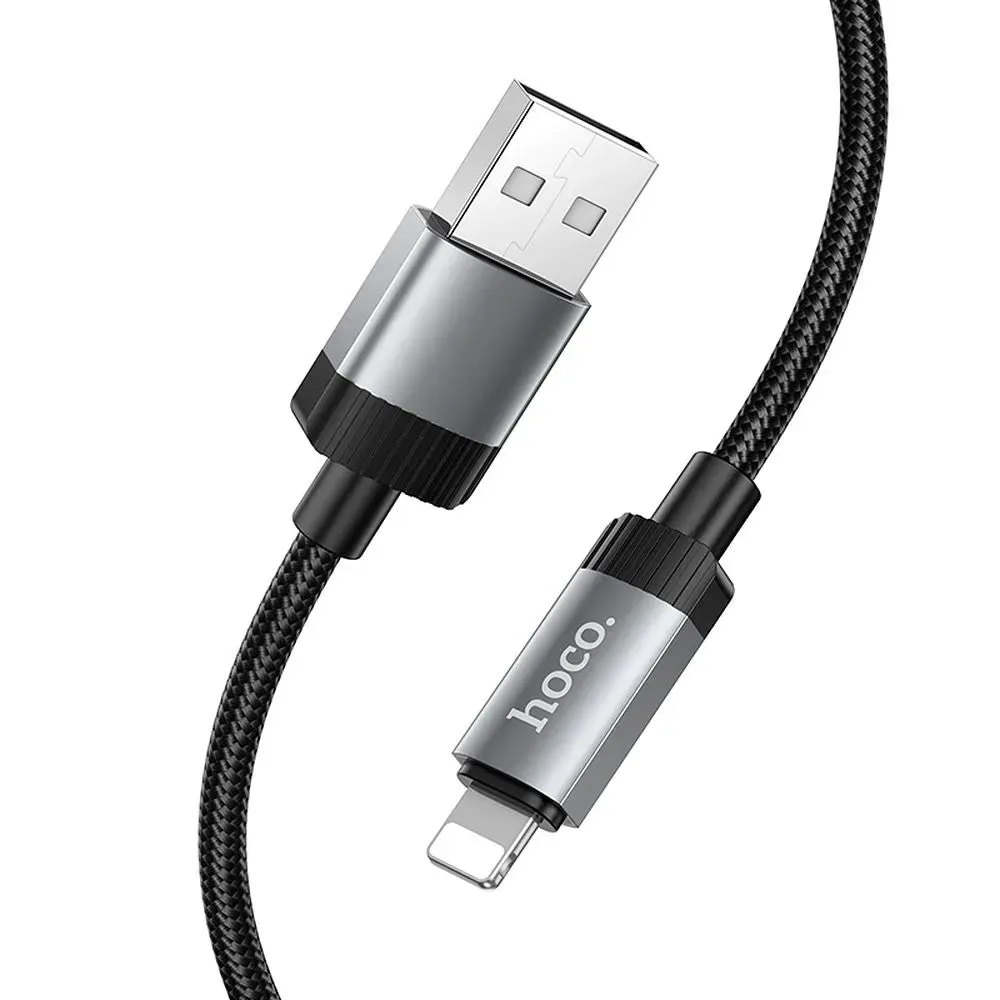 Cavo Dati e Ricarica USB-A - Lightning HOCO X117, 18W, 1m, Nero - immagine 1