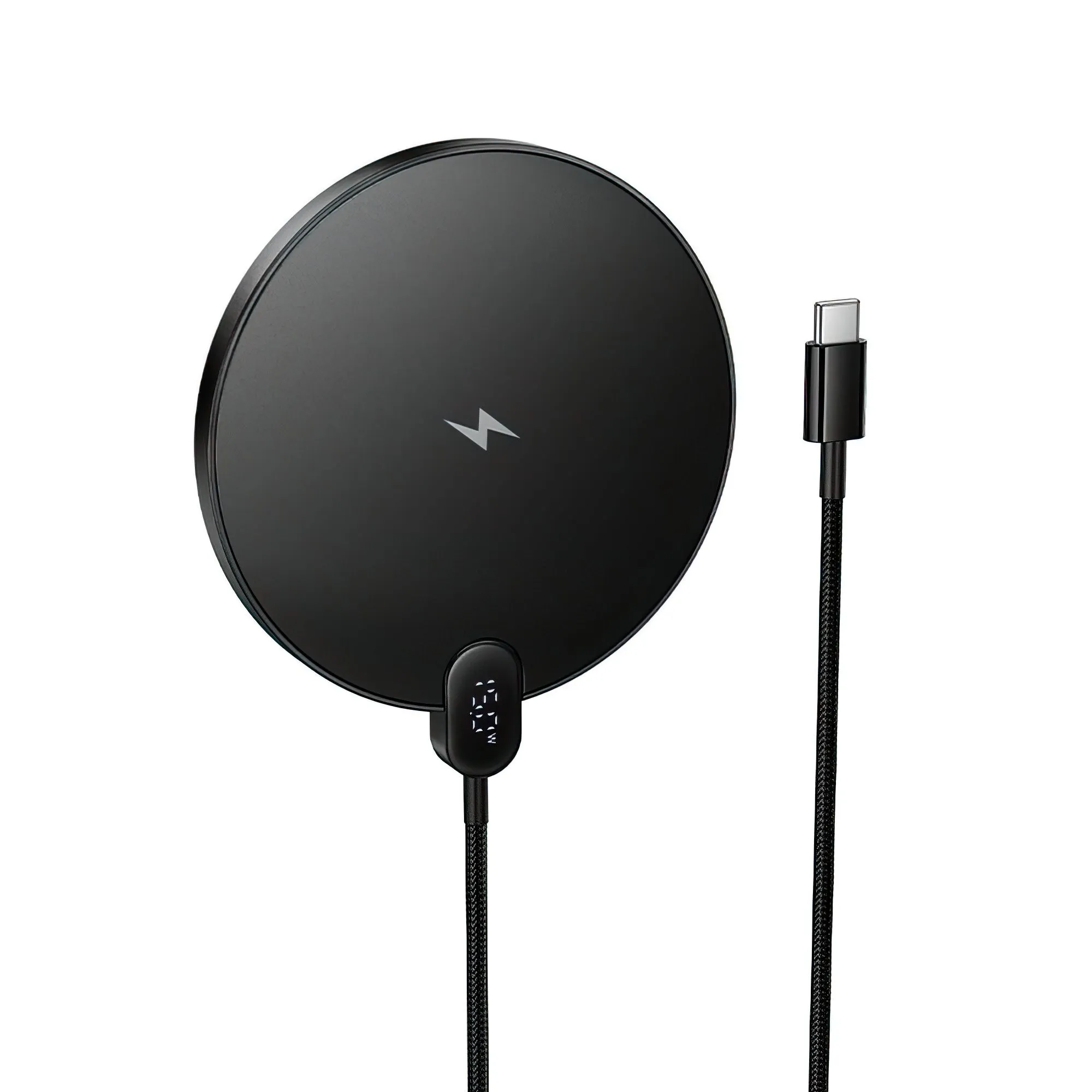 Caricabatterie Wireless Retea HOCO CW62, 15W, 1.67A, Nero - immagine 1