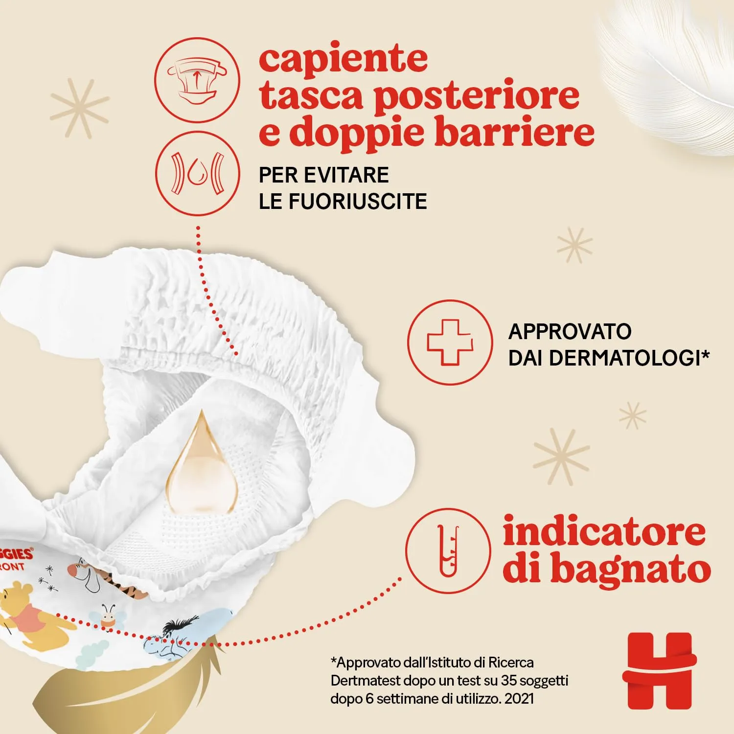 Huggies Pannolini Extra Care Bebè, Taglia 0 (<3,5 Kg), Confezione da 25 Pannolini - immagine 4