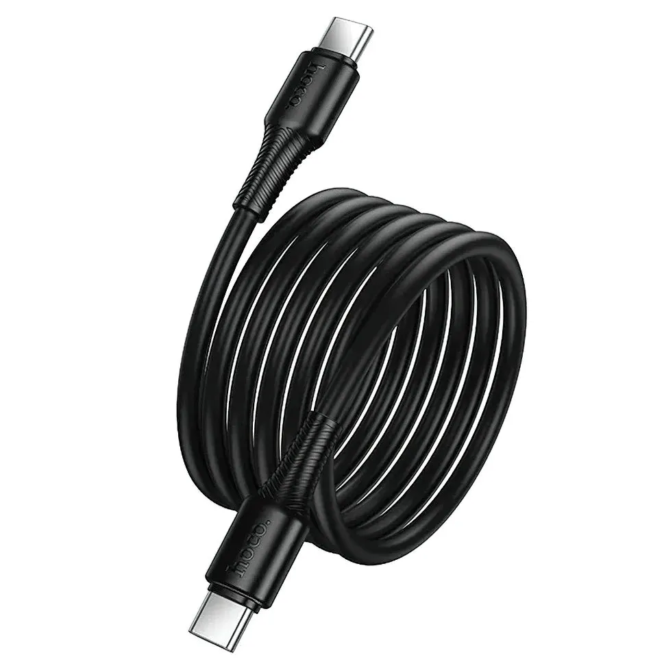 Cavo Dati e Ricarica USB-C - USB-C HOCO X120, 60W, 1m, Nero - immagine 1