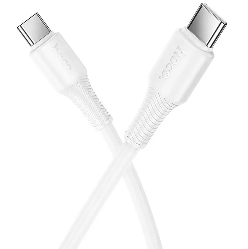 Cavo Dati e Ricarica USB-C - USB-C HOCO X120, 60W, 1m, Bianco - immagine 1