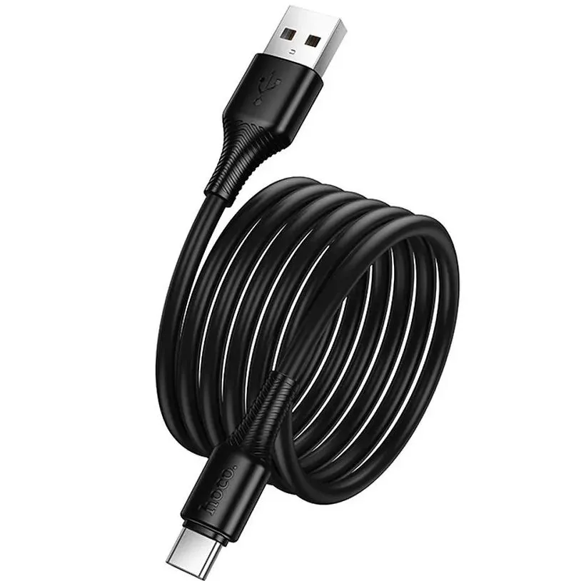 Cavo Dati e Ricarica USB-A - USB-C HOCO X120, 60W, 1m, Nero - immagine 1