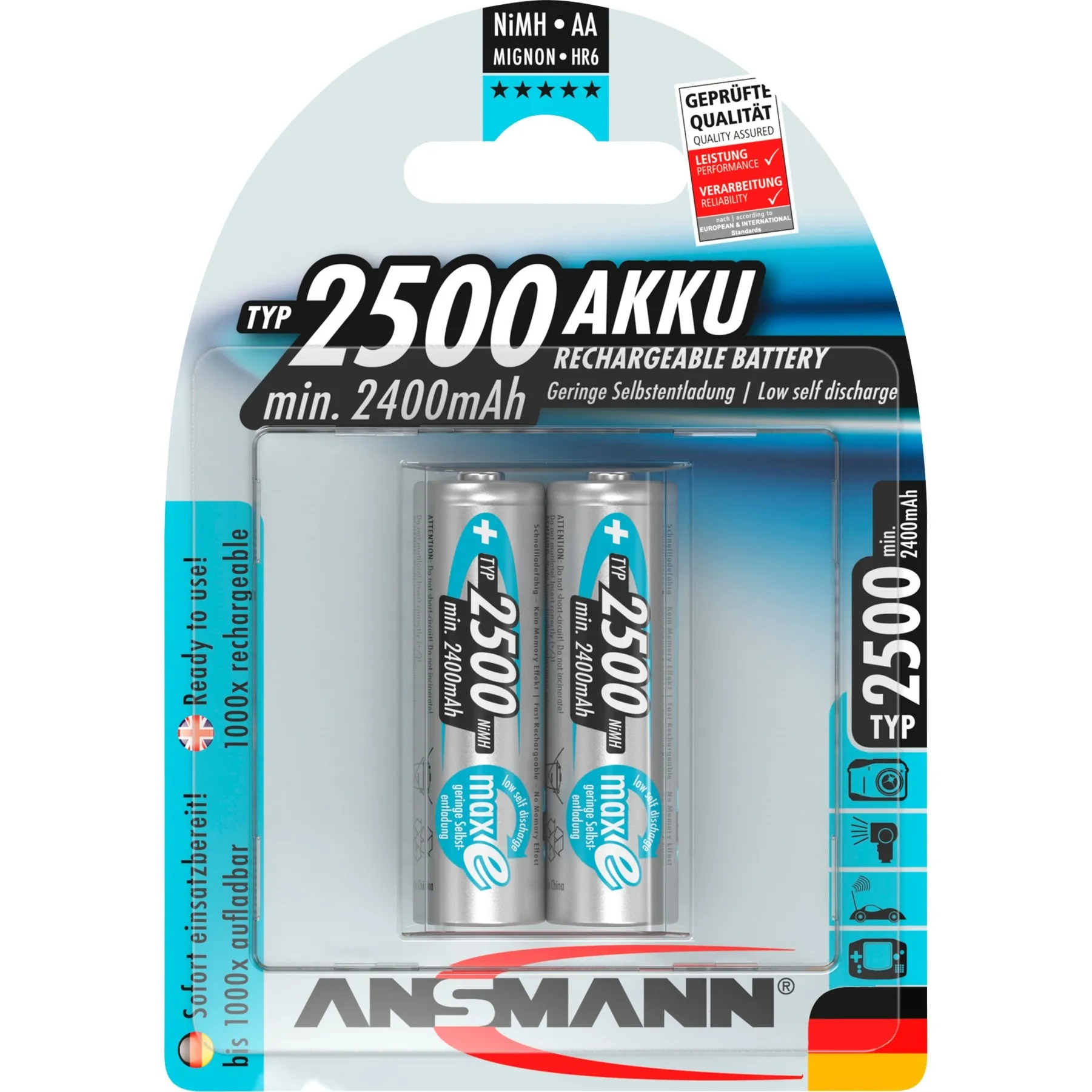5035432 batteria per uso domestico Stilo AA Nichel-Metallo Idruro (NiMH) - immagine 1