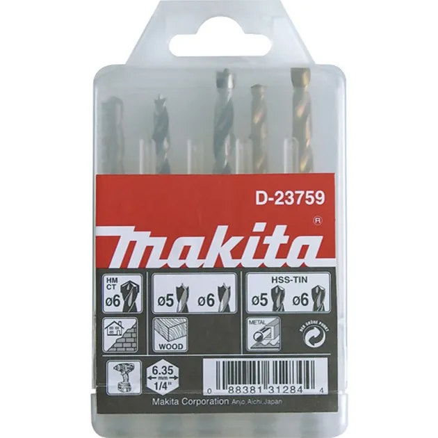 D-23759 punta per trapano Set di punte per trapano 5 pezzo(i), Drill bit set - immagine 1
