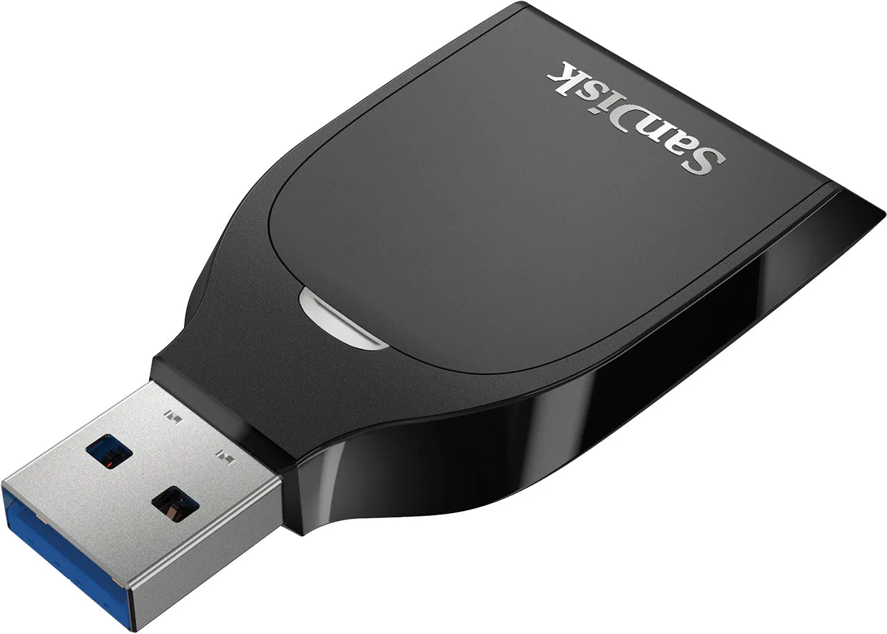 Lettore di schede USB 3.0 SanDisk, SD, Nero SDDR-C531-GNANN - immagine 1