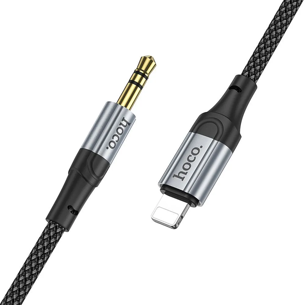 Cavo Audio Lightning - 3.5mm HOCO UPA26, 1m, Nero - immagine 1