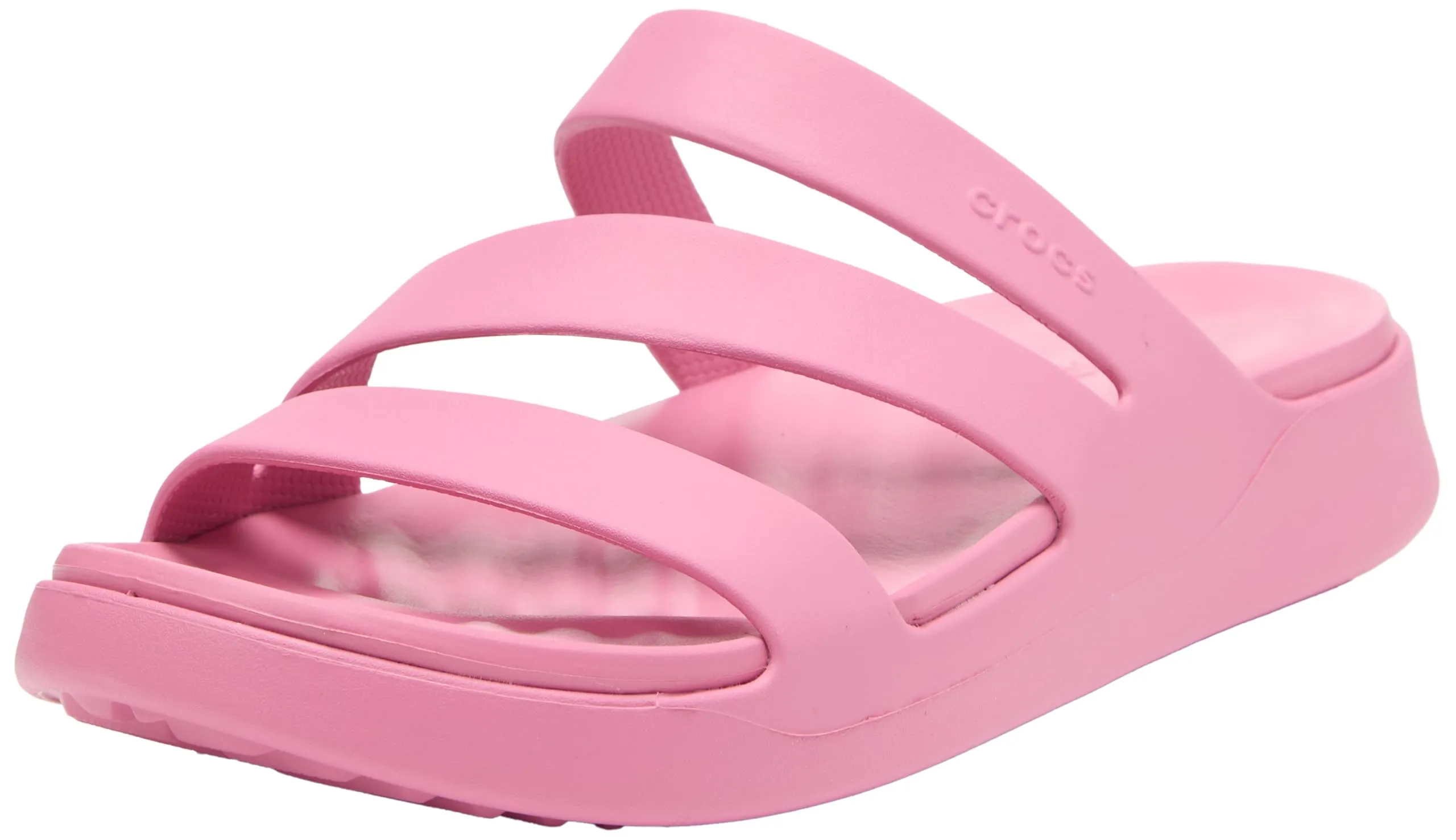 Crocs Getaway Strappy Sandalo, Rosa Delicato, Donna, EU 37-38 - immagine 1