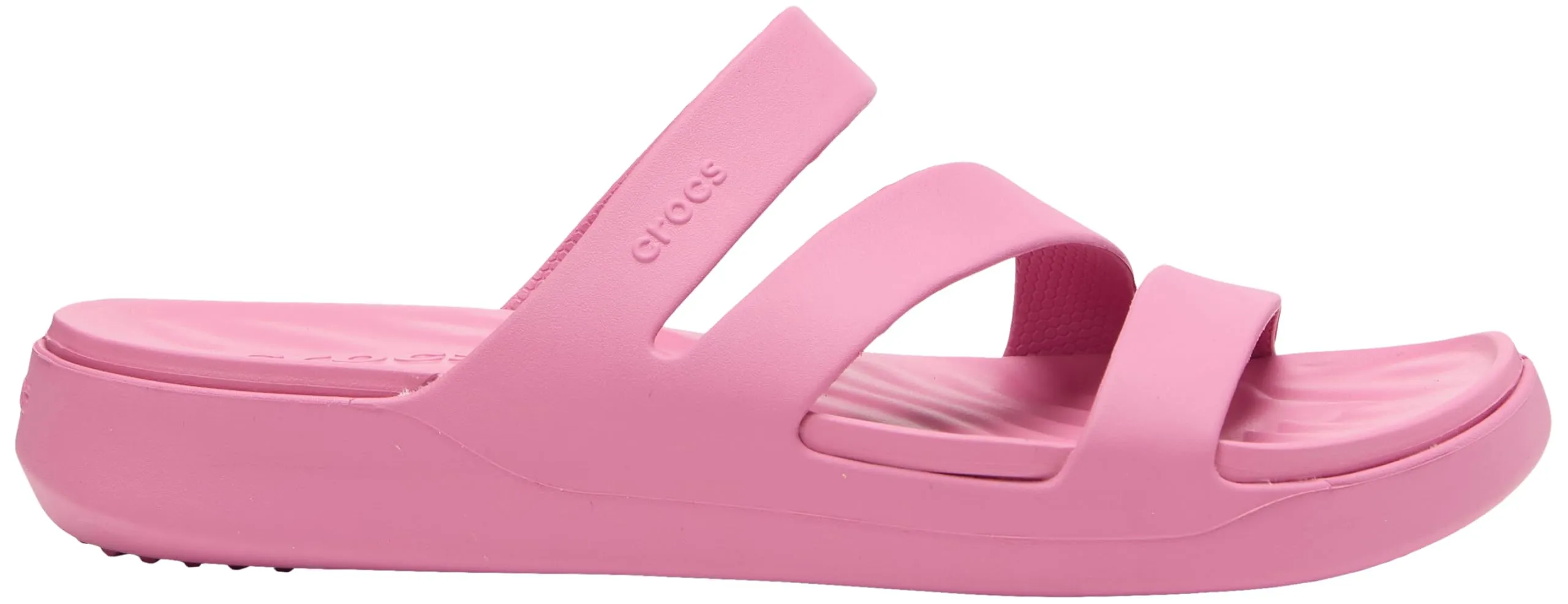 Crocs Getaway Strappy Sandalo, Rosa Delicato, Donna, EU 42-43 - immagine 2