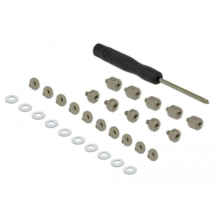 Set di fissaggio per M.2 SSD / modulo, 31 pezzi, Set di viti - immagine 1