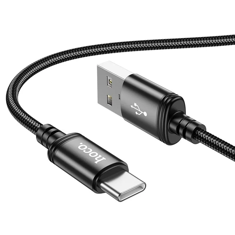 Cavo Dati e Ricarica USB-A - USB-C HOCO X89, 18W, 1m, Nero - immagine 1