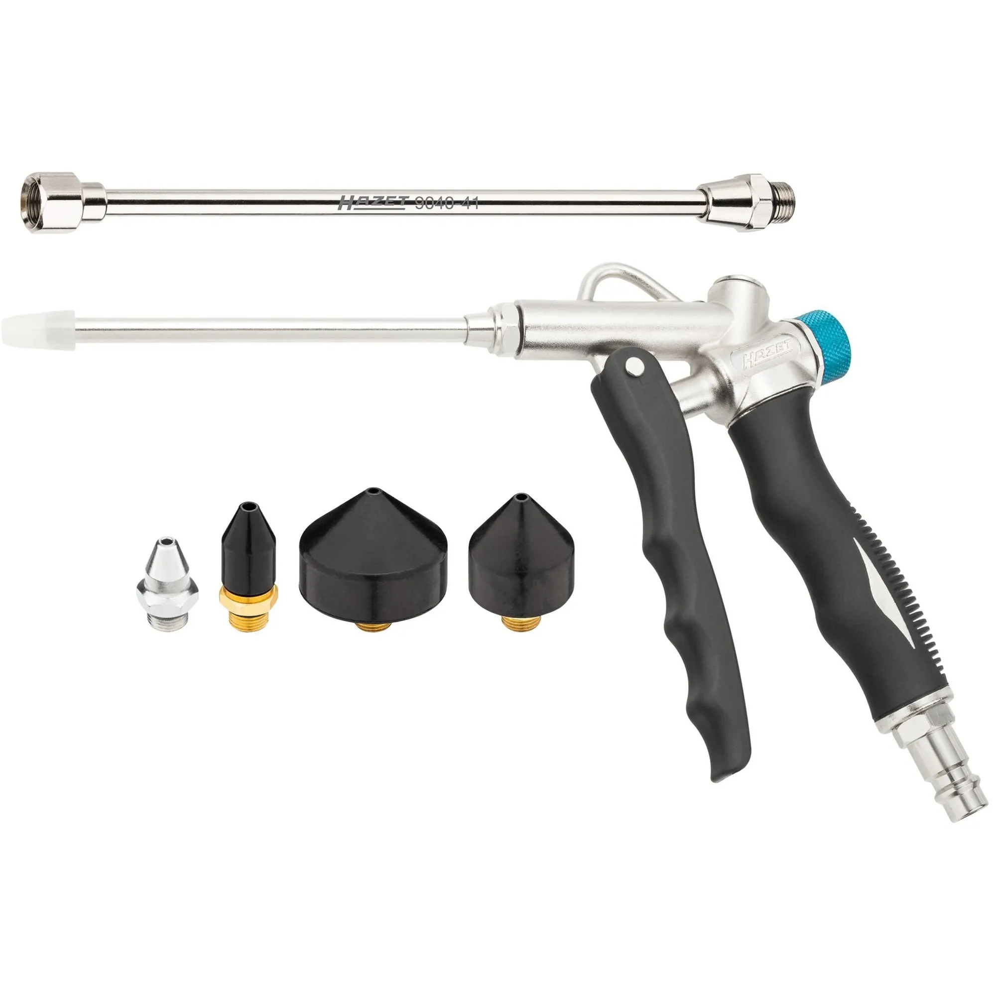Pistola soffiante con set di coni 9040-4/6, Strumento soffio - immagine 1