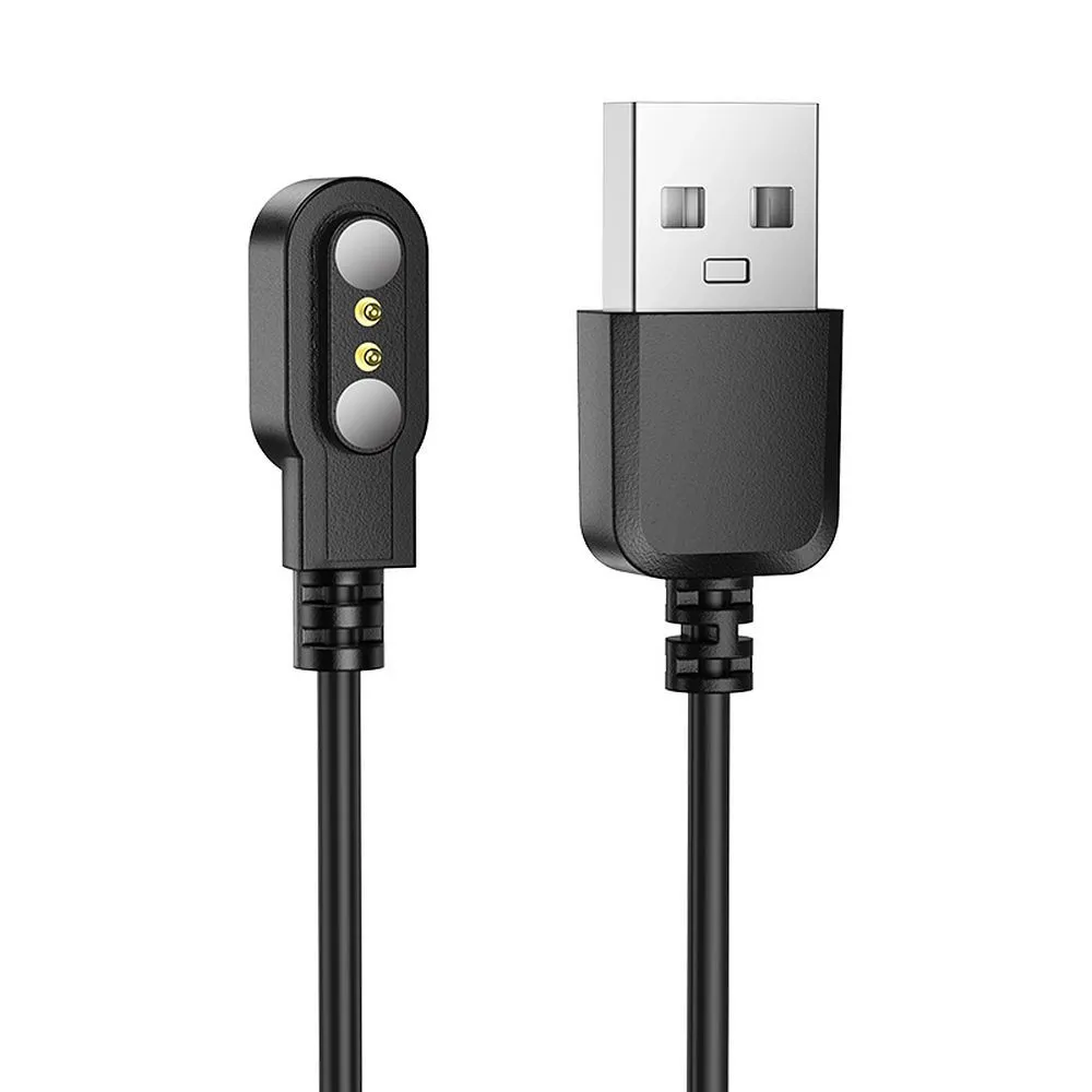 Cavo di Ricarica per Smartwatch HOCO Y26 / Y27, USB-A, Nero - immagine 1