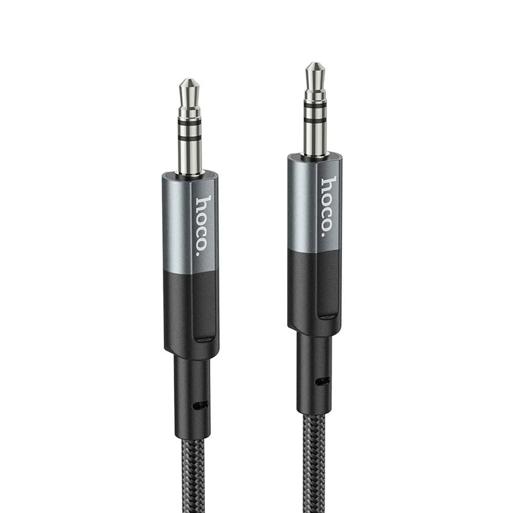 Cavo Audio 3.5mm - 3.5mm HOCO UPA23, 1m, Grigio - immagine 1
