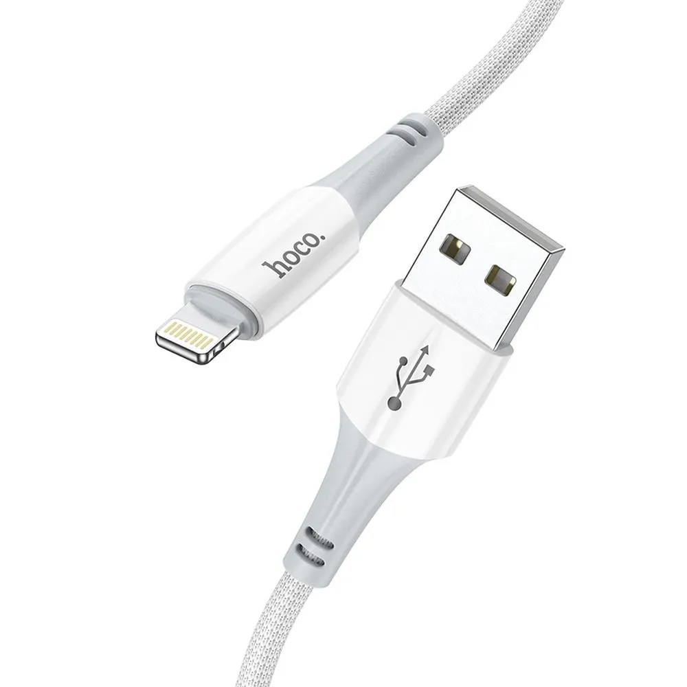 Cavo Dati e Ricarica USB-A - Lightning HOCO X70, 18W, 1m, Bianco - immagine 1