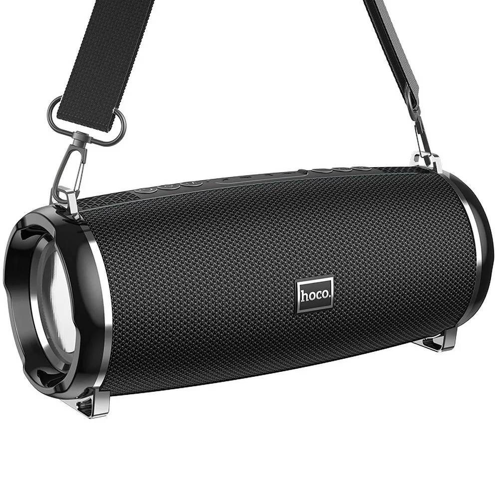 Cassa Portatile Bluetooth HOCO HC2, 2 x 5W, TWS, RGB, Nera - immagine 1