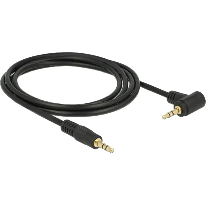 2m 3.5mm M/M cavo audio Nero - immagine 1