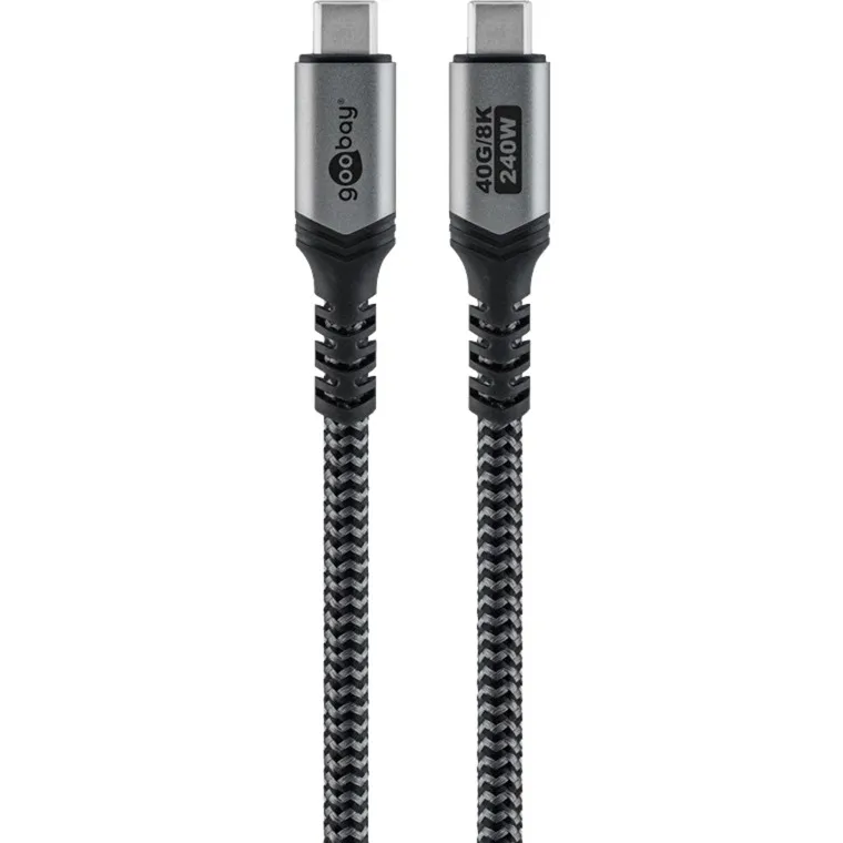 Cavo USB4 Gen 3x2, connettore USB-C > connettore USB-C, 40Gbit/s - immagine 1