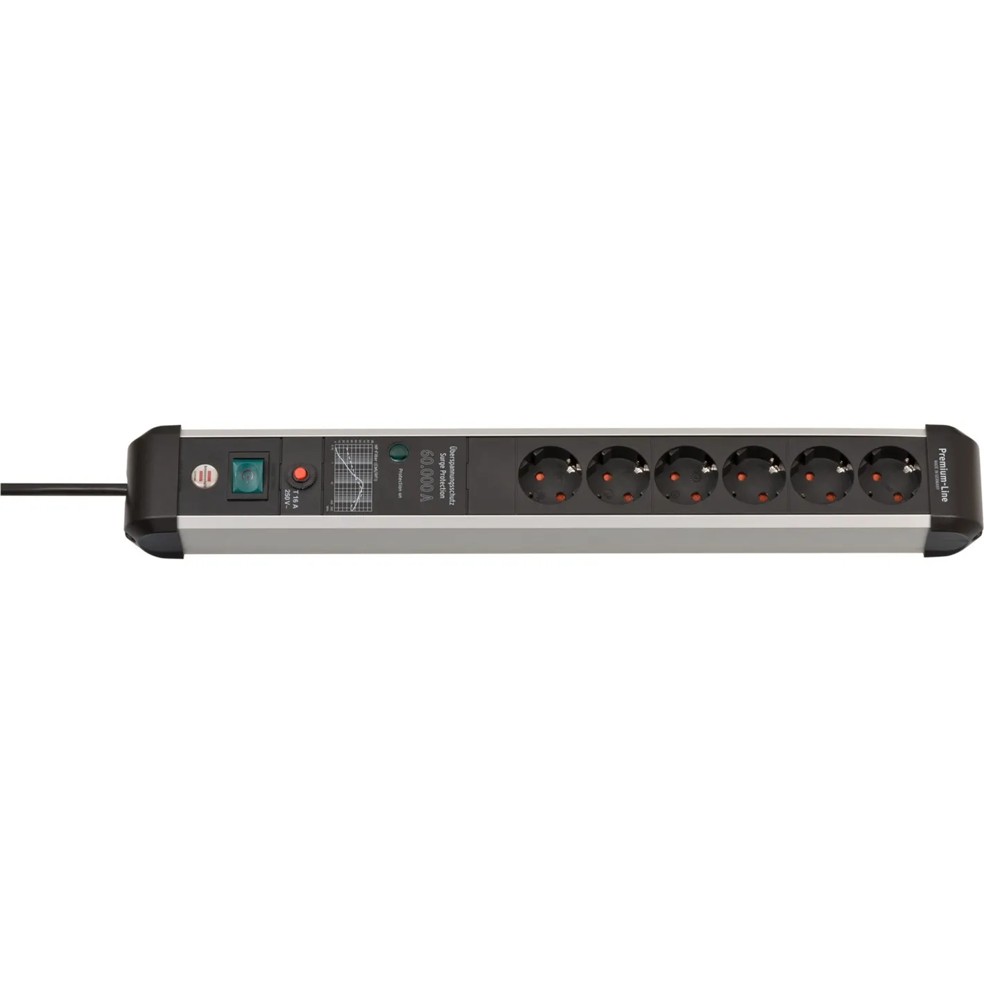 Multipresa Premium-Protect-Line 6 vie, Ciabatta - immagine 1