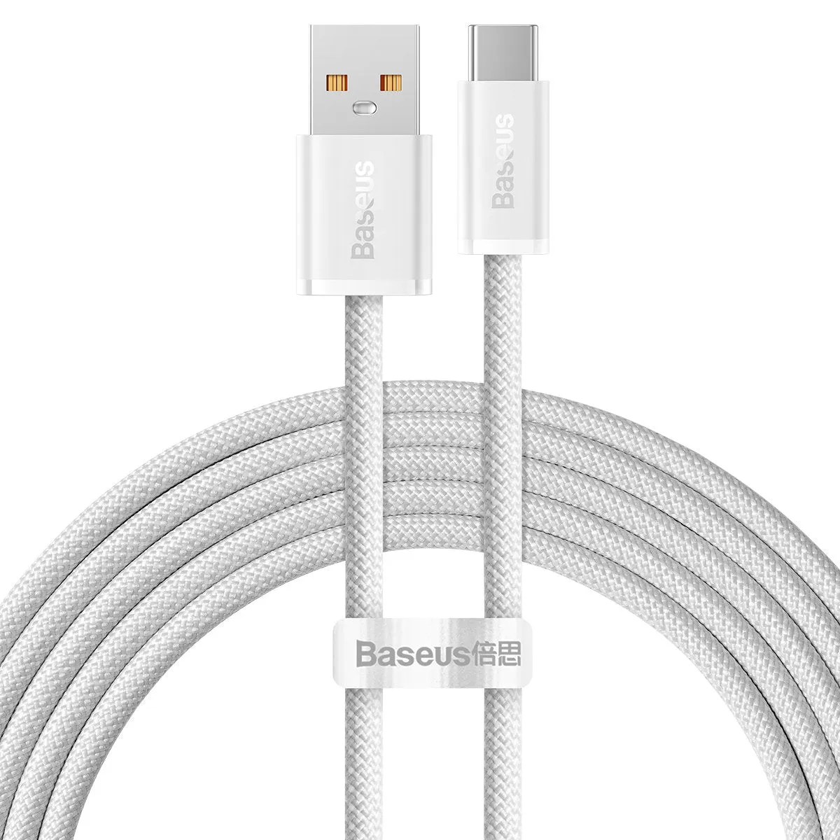 Cavo dati e ricarica USB-A - USB-C Baseus Dynamic Series, 100W, 2m, bianco CALD000702 - immagine 1