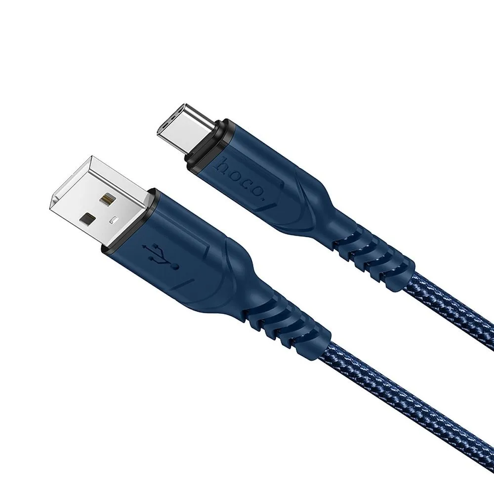 Cavo Dati e Ricarica USB-A - USB-C HOCO X59 Victory, 18W, 1m, Blu - immagine 1