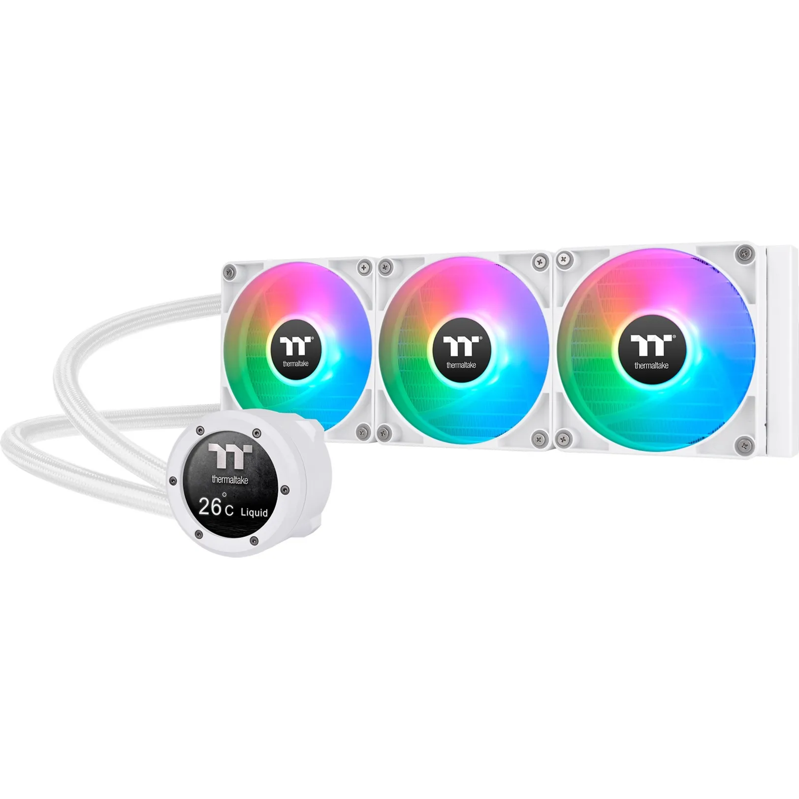 Raffreddatore liquido AIO TH360 V2 Ultra ARGB Sync Snow Edition, Raffreddamento ad acqua - immagine 1