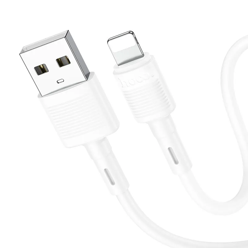 Cavo Dati e Ricarica USB-A - Lightning HOCO X83 Victory, 18W, 1m, Bianco - immagine 1