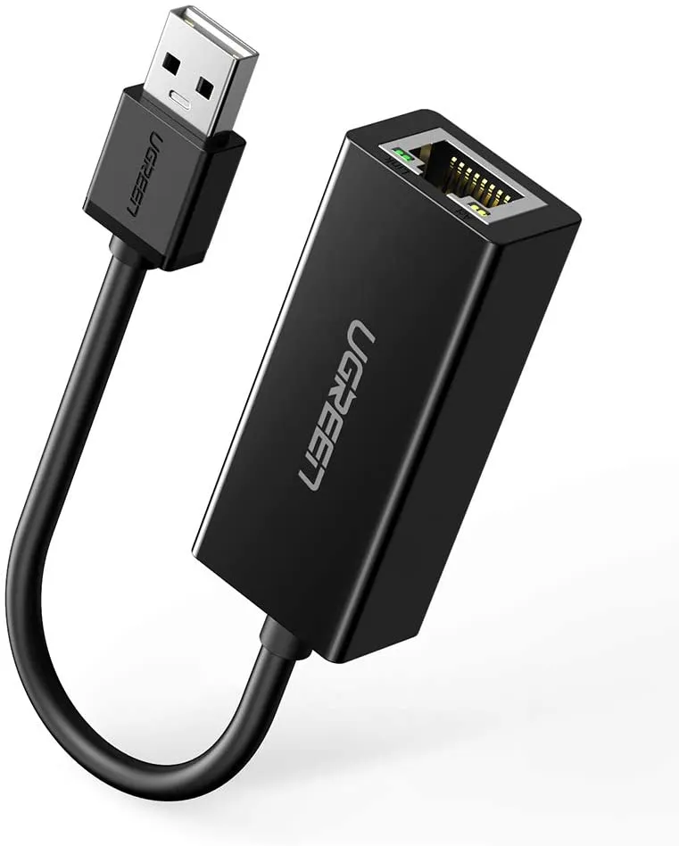 Scheda di Rete UGREEN CR110, RJ45, USB, Nero - immagine 1