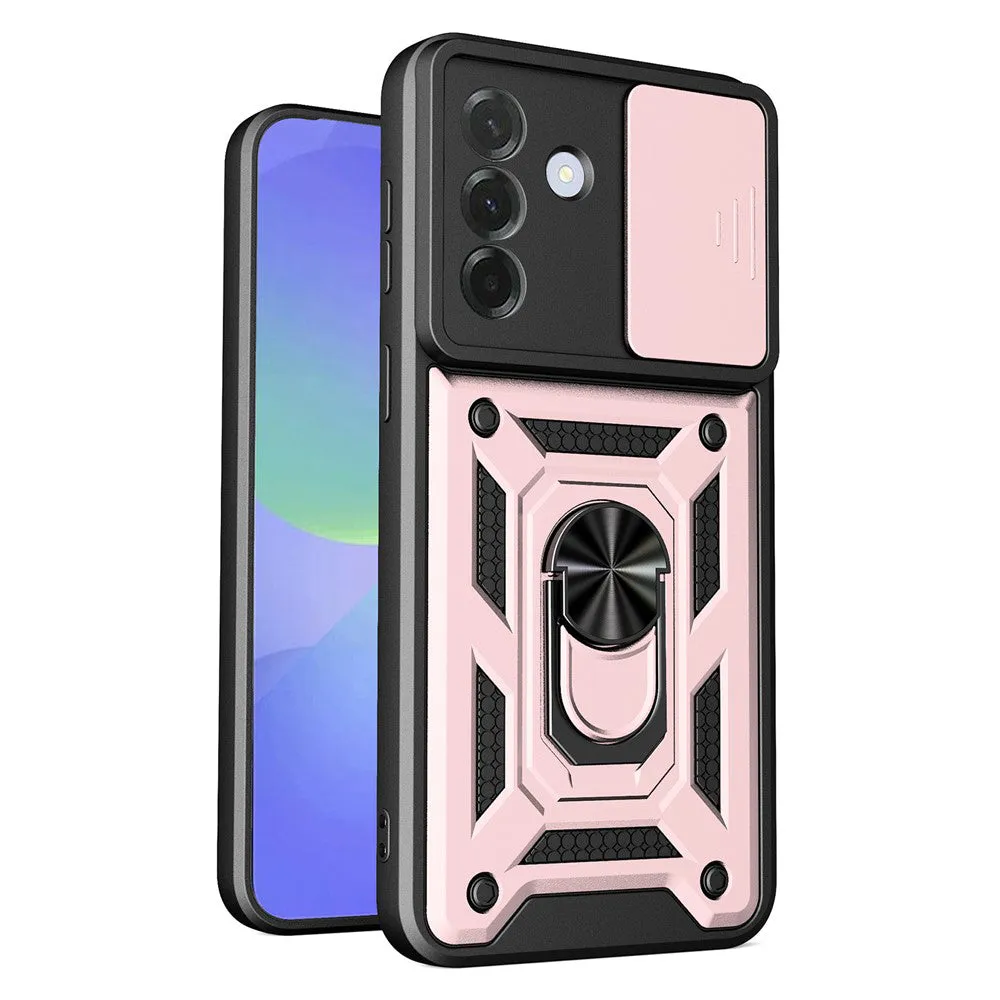 Custodia per Samsung Galaxy A37 5G, Techsuit, CamShield, Rosa Dorato - immagine 1