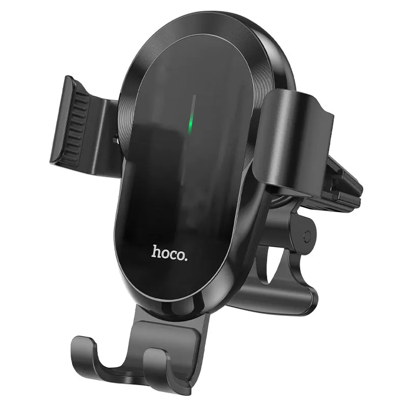Caricabatterie Auto Wireless HOCO CA105, 15W, 1.67A, Nero - immagine 1