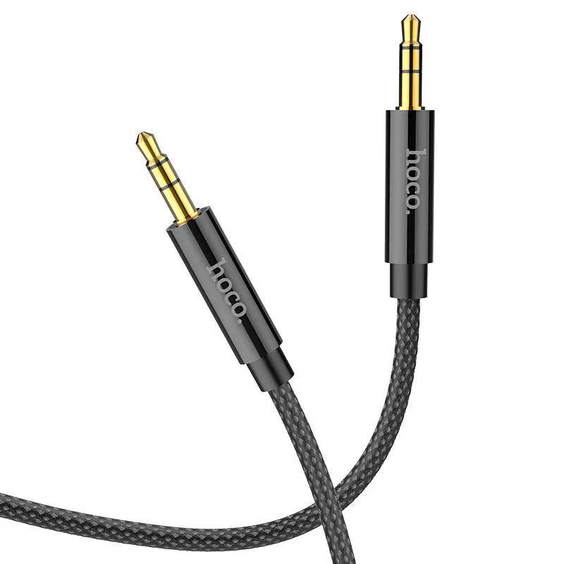 Cavo Audio 3.5mm - 3.5mm HOCO UPA19, 1m, Nero - immagine 1