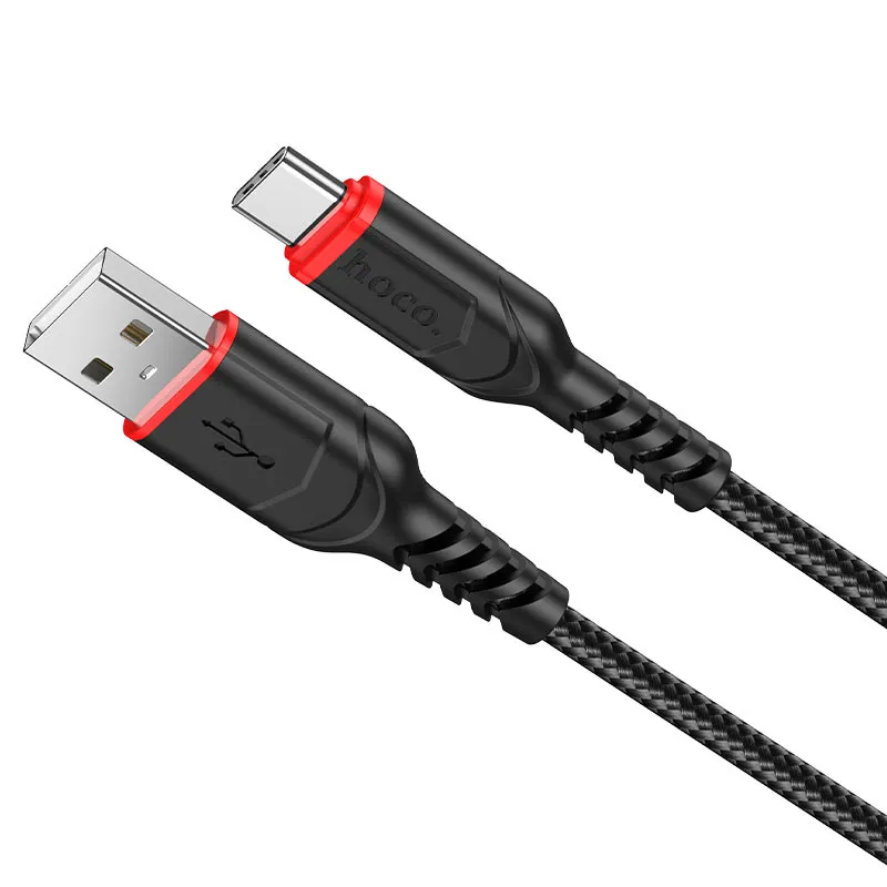 Cavo Dati e Ricarica USB-A - USB-C HOCO X59 Victory, 18W, 1m, Nero - immagine 1