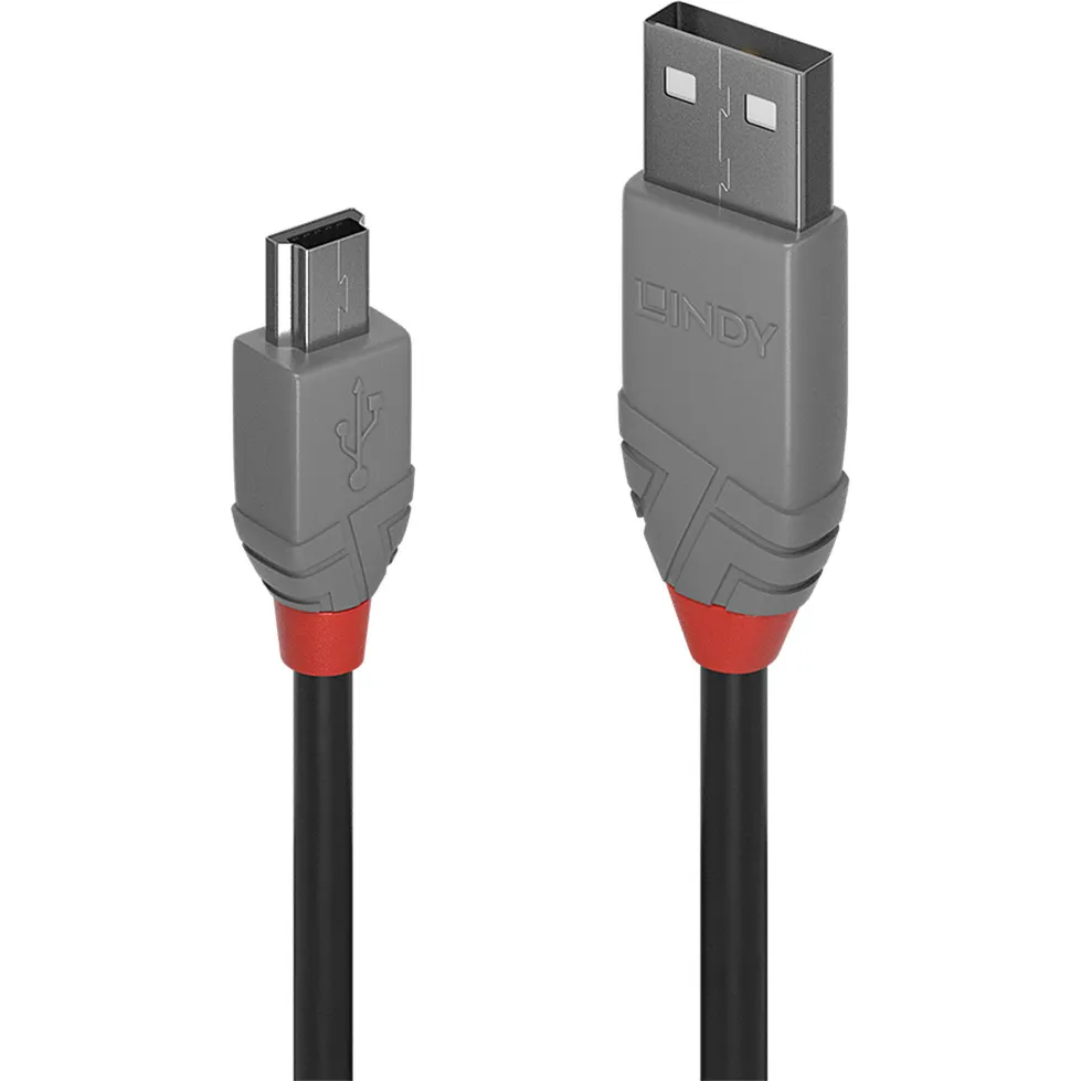 Cavo USB 2.0 Tipo A a Mini-B, Anthra Line - immagine 1