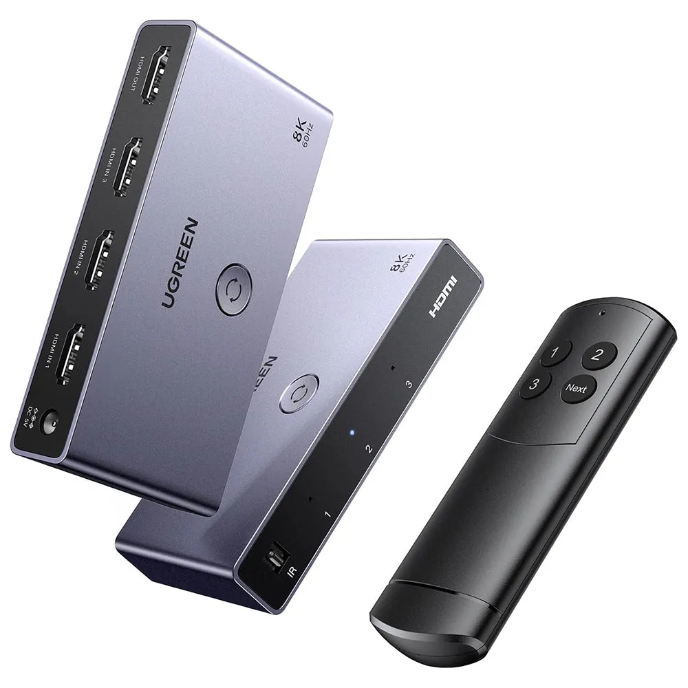 Switch Video HDMI UGREEN CM624 (15604), Grigio - immagine 1