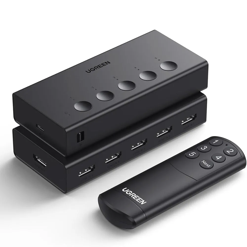 Switch Video HDMI UGREEN CM568 (90512), Nero - immagine 1