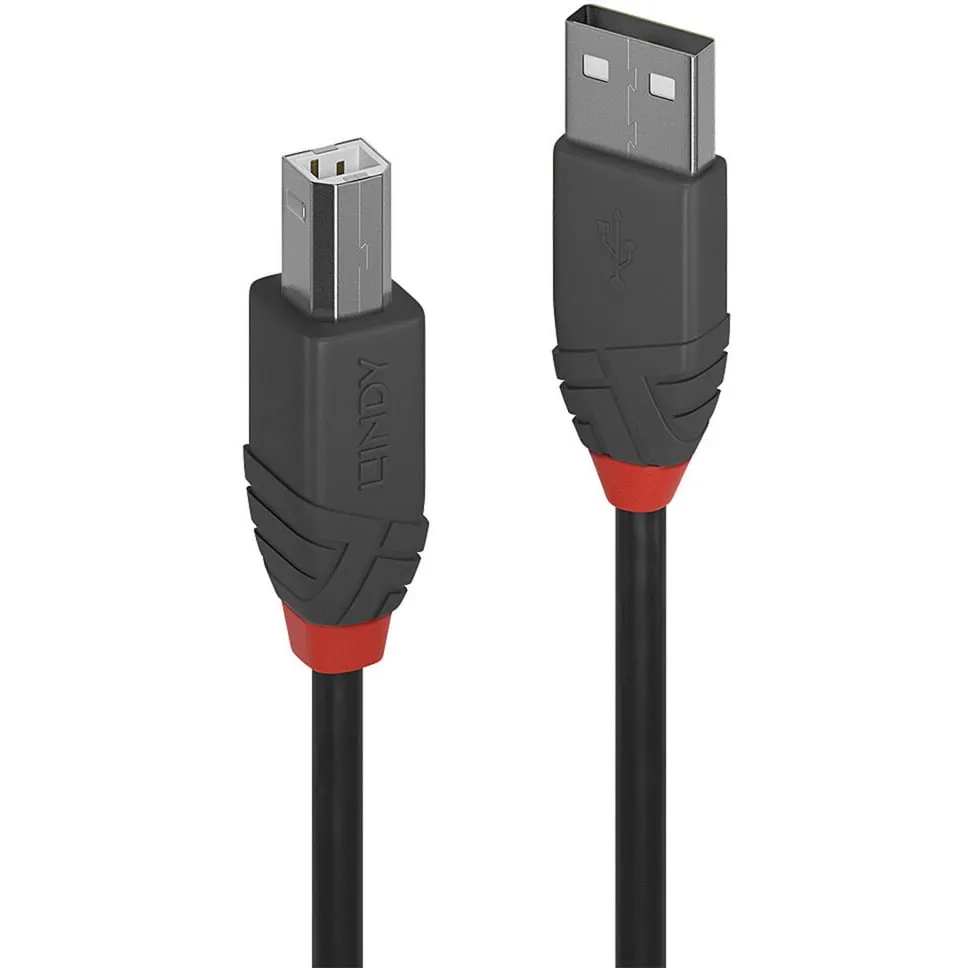 Cavo USB 2.0 Tipo A a B, Anthra Line - immagine 1
