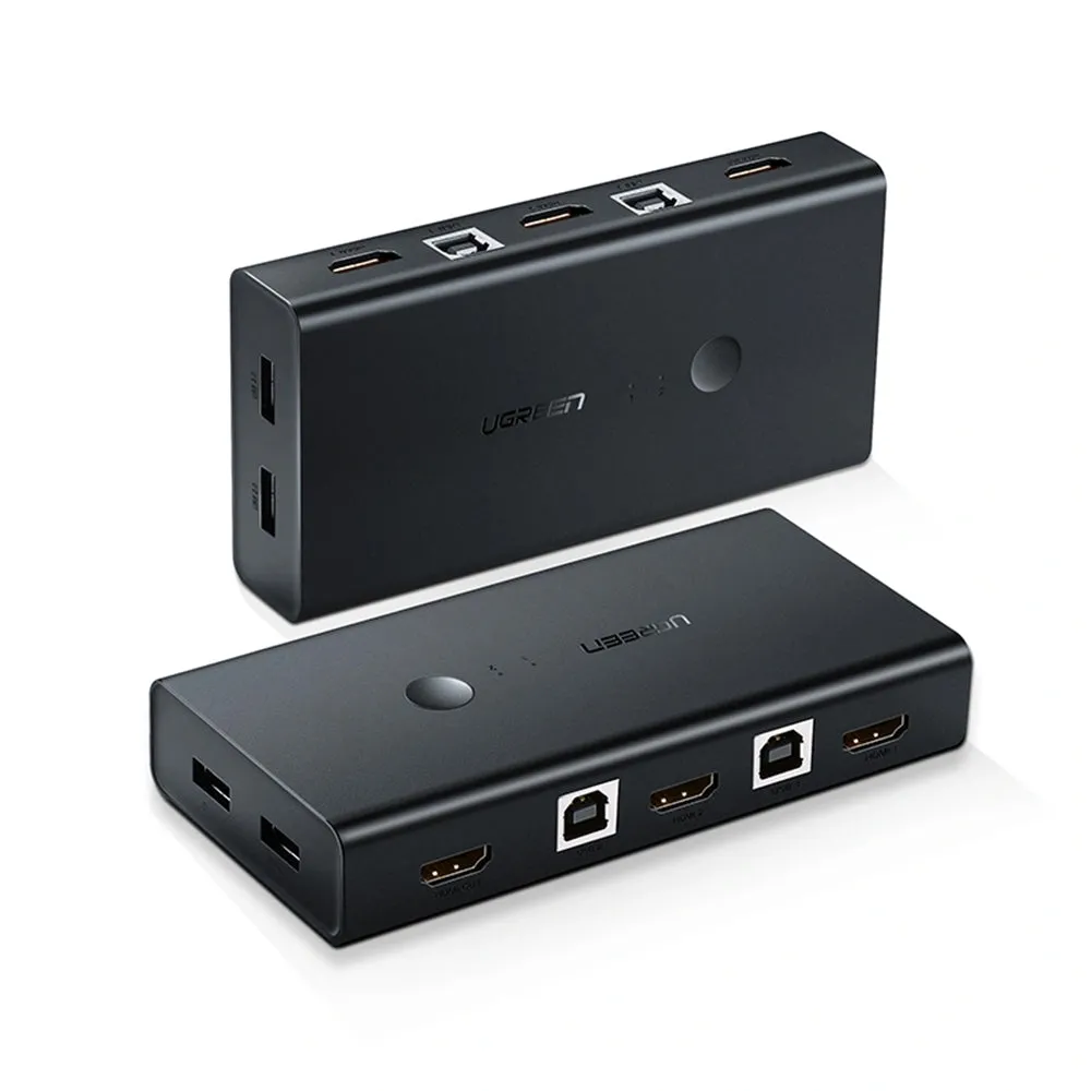 Switch Video HDMI UGREEN CM200 (50744), Nero - immagine 1