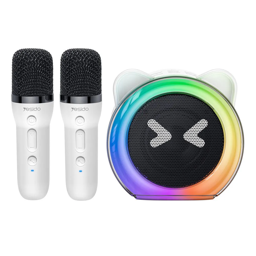 Cassa Bluetooth Yesido YSW36 Kids, 5W, Karaoke, Bianca - immagine 1