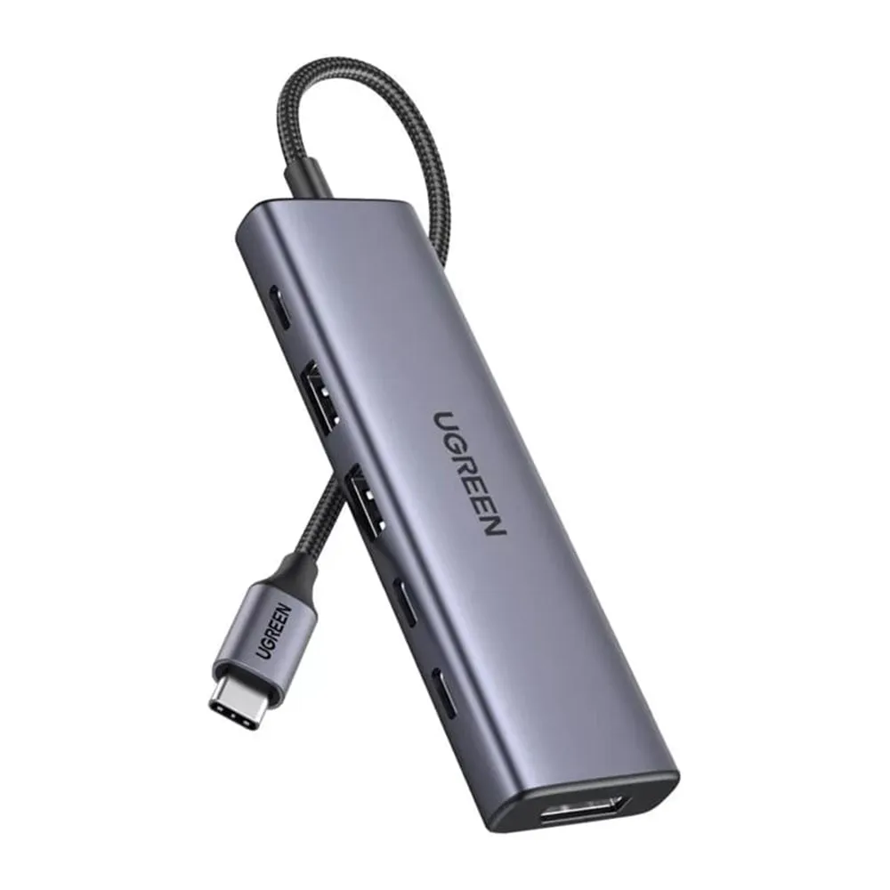 Hub USB-C UGREEN CM511 (75586), 6in1, Grigio - immagine 1